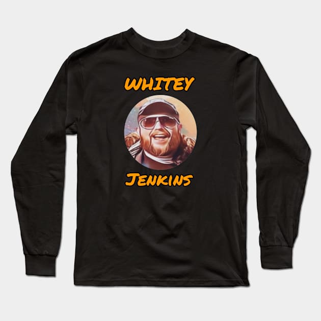 Whitey Jenkins Face Long Sleeve T-Shirt by Main Event Comedy